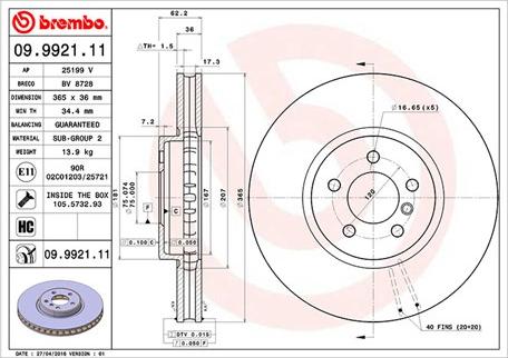 Magneti Marelli 360406068500 - Discofreno autozon.pro