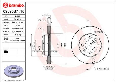 Magneti Marelli 360406004900 - Discofreno autozon.pro