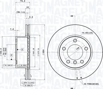 Magneti Marelli 360406004601 - Discofreno autozon.pro