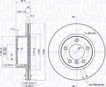 Magneti Marelli 360406004701 - Discofreno autozon.pro