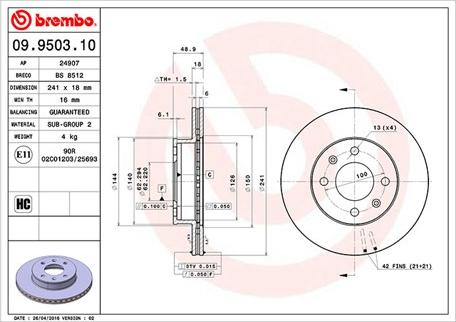 Magneti Marelli 360406005500 - Discofreno autozon.pro