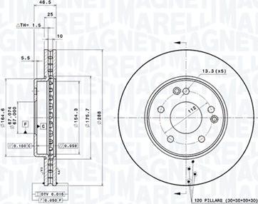 Magneti Marelli 360406006901 - Discofreno autozon.pro