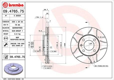 Magneti Marelli 360406000905 - Discofreno autozon.pro