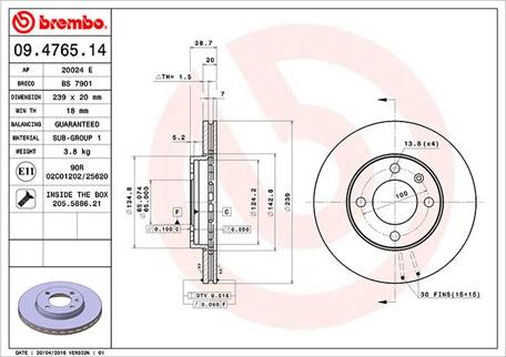 Magneti Marelli 360406000900 - Discofreno autozon.pro