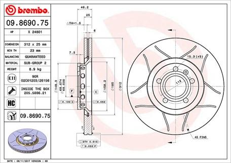 Magneti Marelli 360406001605 - Discofreno autozon.pro