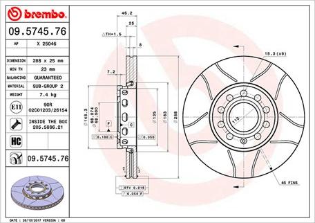 Magneti Marelli 360406001305 - Discofreno autozon.pro