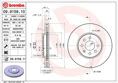 Magneti Marelli 360406008400 - Discofreno autozon.pro