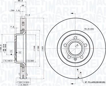 Magneti Marelli 360406002401 - Discofreno autozon.pro