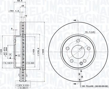 Magneti Marelli 360406007301 - Discofreno autozon.pro