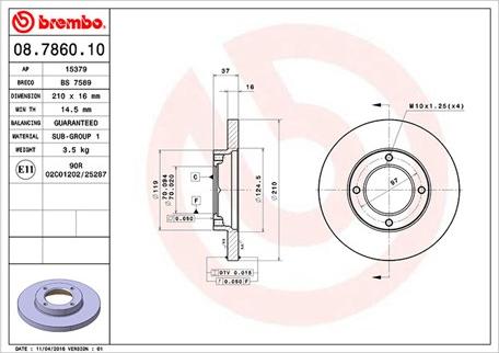 Magneti Marelli 360406019500 - Discofreno autozon.pro