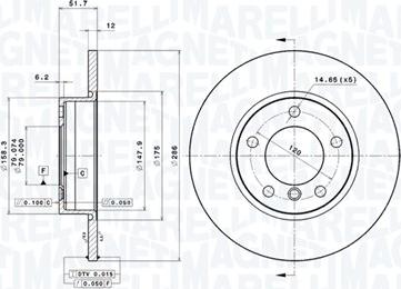 Magneti Marelli 360406015901 - Discofreno autozon.pro