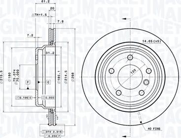 Magneti Marelli 360406016501 - Discofreno autozon.pro