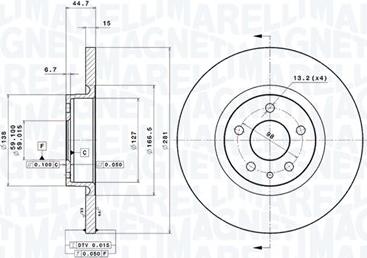 Magneti Marelli 360406010501 - Discofreno autozon.pro