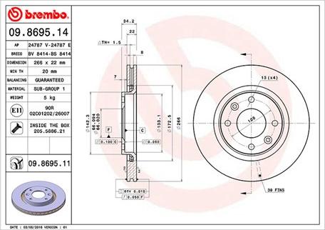 Magneti Marelli 360406018700 - Discofreno autozon.pro