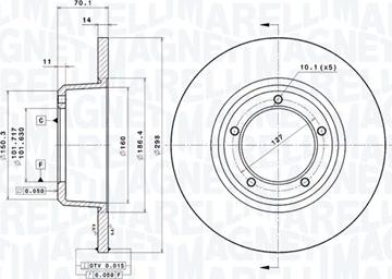 Magneti Marelli 360406013901 - Discofreno autozon.pro