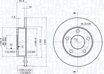 Magneti Marelli 360406012801 - Discofreno autozon.pro