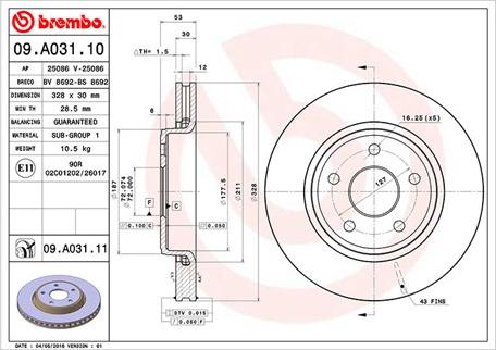 Magneti Marelli 360406089200 - Discofreno autozon.pro