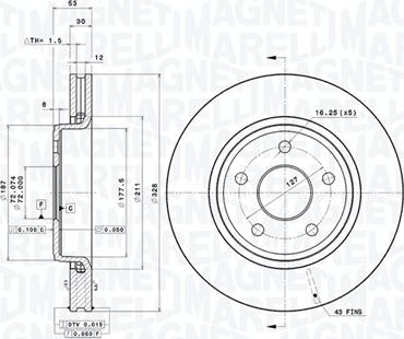 Magneti Marelli 360406089201 - Discofreno autozon.pro