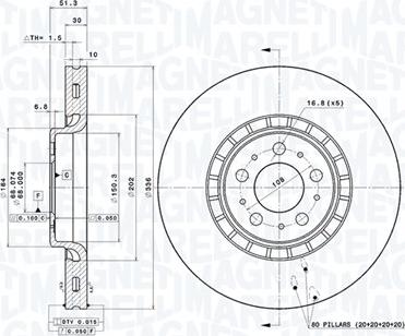 Magneti Marelli 360406085801 - Discofreno autozon.pro