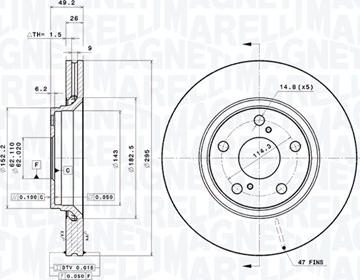 Magneti Marelli 360406080501 - Discofreno autozon.pro