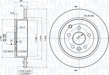 Magneti Marelli 360406088501 - Discofreno autozon.pro