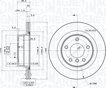 Magneti Marelli 360406087101 - Discofreno autozon.pro