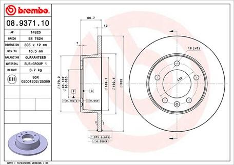 Magneti Marelli 360406039600 - Discofreno autozon.pro