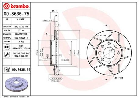 Magneti Marelli 360406039305 - Discofreno autozon.pro