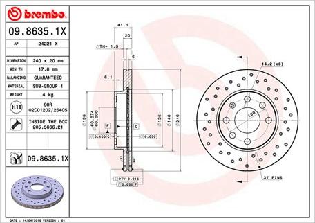 Magneti Marelli 360406039302 - Discofreno autozon.pro