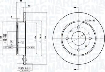 Magneti Marelli 360406035701 - Discofreno autozon.pro