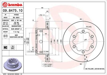 Magneti Marelli 360406033200 - Discofreno autozon.pro