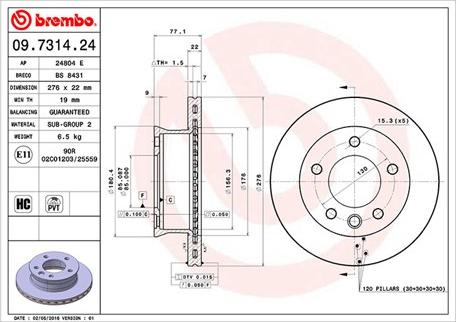 Magneti Marelli 360406032500 - Discofreno autozon.pro