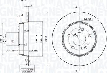 Magneti Marelli 360406032101 - Discofreno autozon.pro