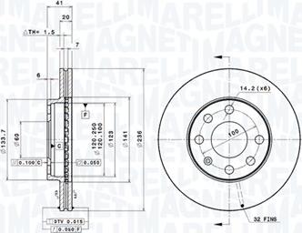 Magneti Marelli 360406037301 - Discofreno autozon.pro