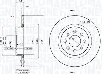 Magneti Marelli 360406024201 - Discofreno autozon.pro