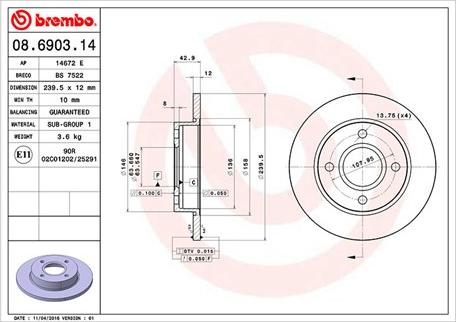 Magneti Marelli 360406025700 - Discofreno autozon.pro