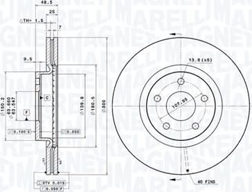 Magneti Marelli 360406026401 - Discofreno autozon.pro