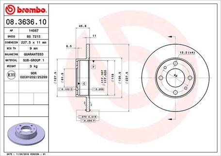 Magneti Marelli 360406020400 - Discofreno autozon.pro