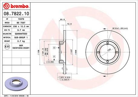 Magneti Marelli 360406020200 - Discofreno autozon.pro