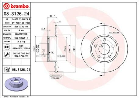 Magneti Marelli 360406021100 - Discofreno autozon.pro