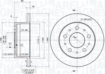 Magneti Marelli 360406023600 - Discofreno autozon.pro