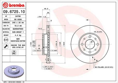 Magneti Marelli 360406023000 - Discofreno autozon.pro