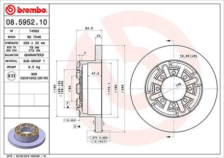 Magneti Marelli 360406022900 - Discofreno autozon.pro