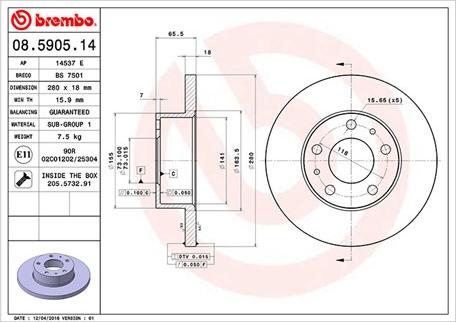 Magneti Marelli 360406022500 - Discofreno autozon.pro