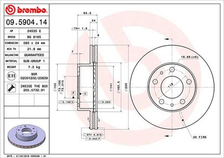 Magneti Marelli 360406022600 - Discofreno autozon.pro