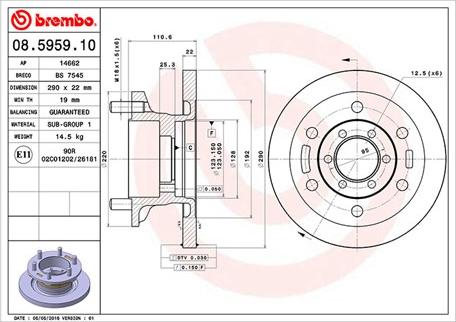 Magneti Marelli 360406022800 - Discofreno autozon.pro