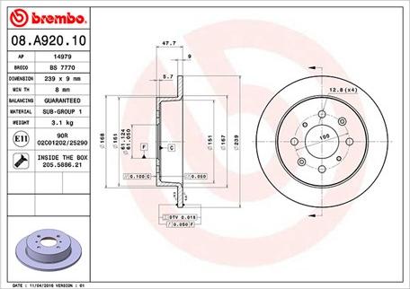 Magneti Marelli 360406079400 - Discofreno autozon.pro