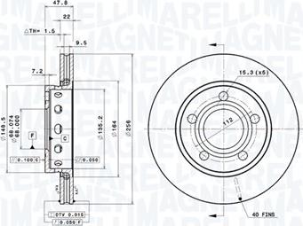 Magneti Marelli 360406075401 - Discofreno autozon.pro