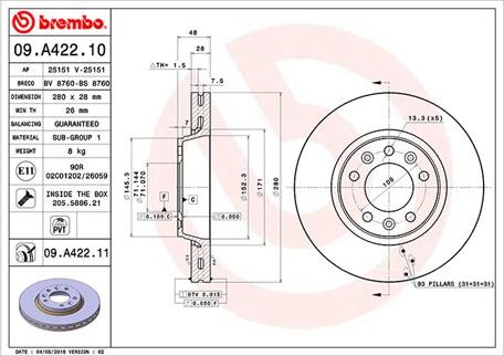 Magneti Marelli 360406075600 - Discofreno autozon.pro