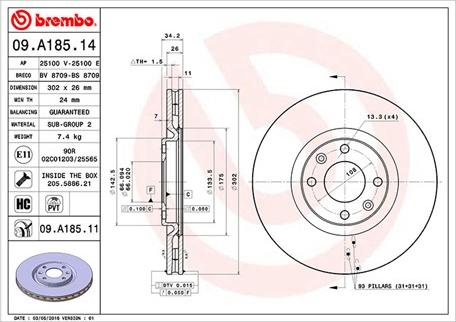 Magneti Marelli 360406070000 - Discofreno autozon.pro